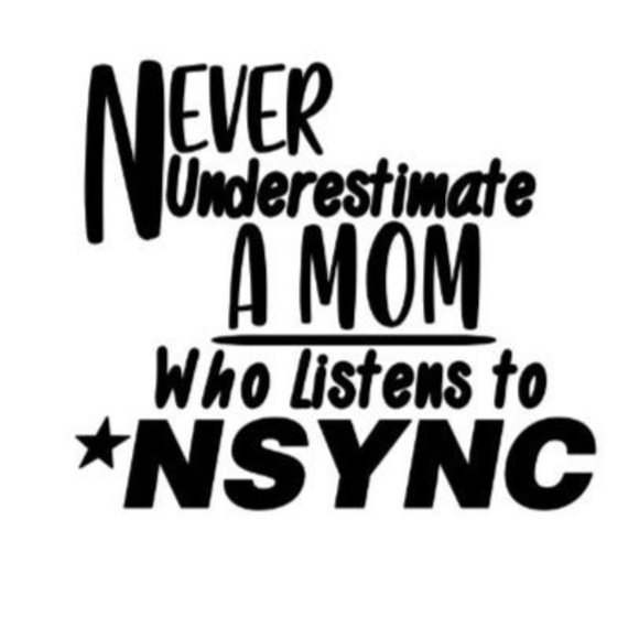 Mom Who Listens to 'N Sync vinyl decal - Picture 2 of 2